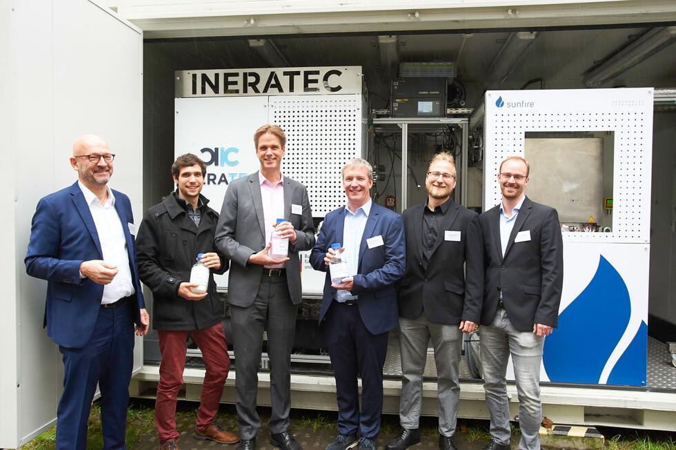 The team "E-Fuel" from the Karlsruher Institut für Technologie (KIT)